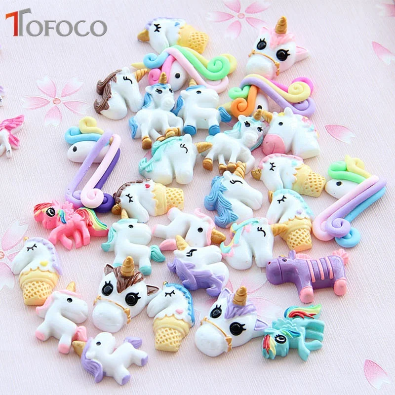 TOFOCO 30 шт Мини Diy Смола Uni кукурузный наполнитель прозрачные клейкие аксессуары