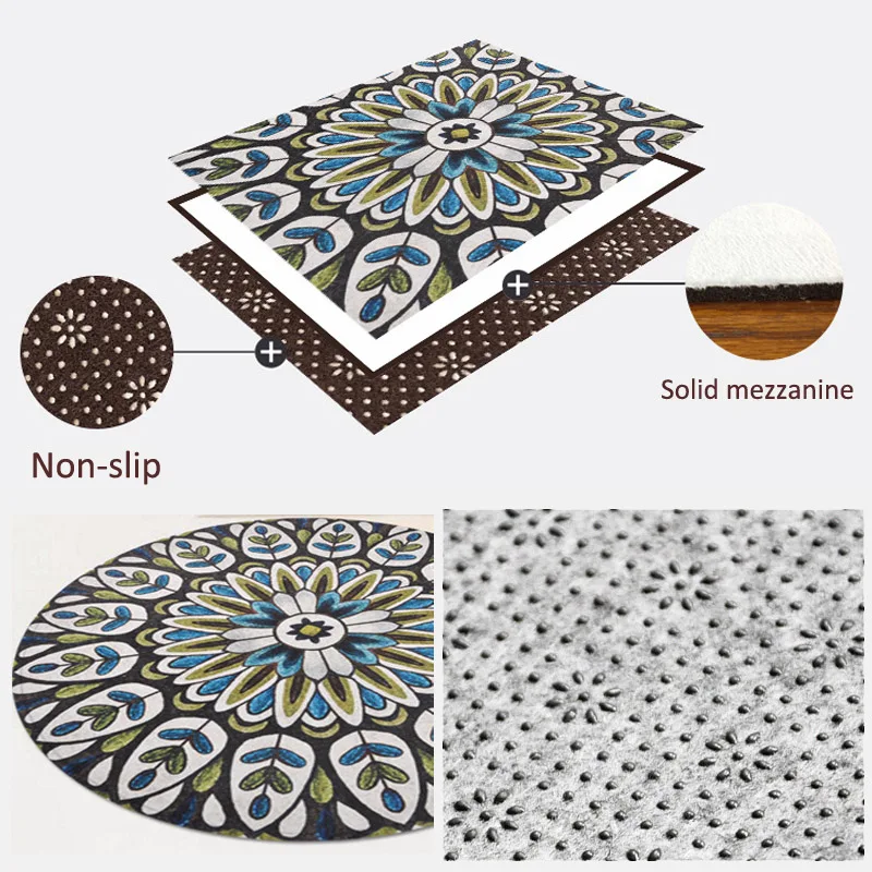 Новый модный круглый ковер 150 см богемный мандала Детская игровая палатка