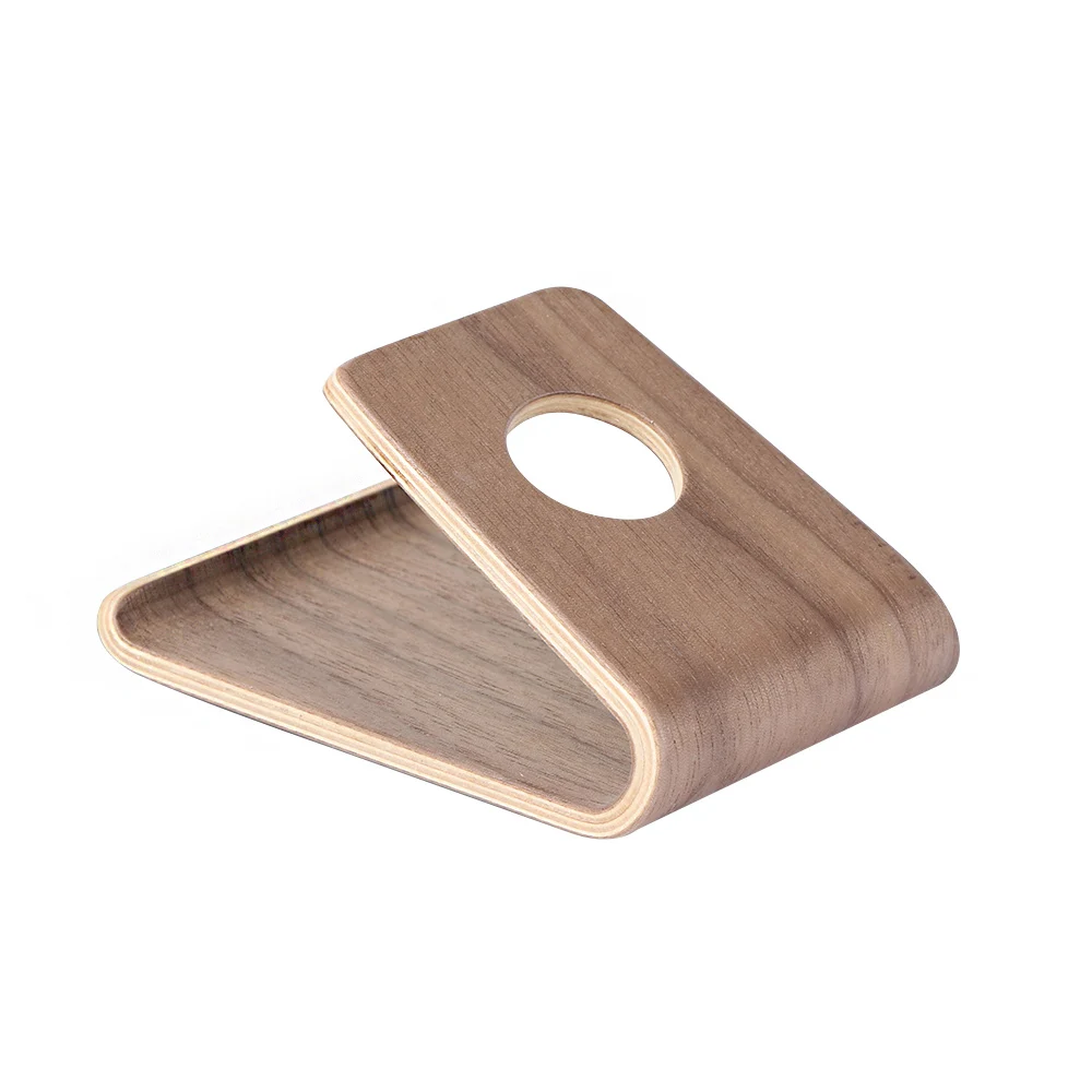 Walnut 1 шт. деревянная подставка для телефона бамбуковая деревянная подставка держатель для iPhone Apple Watch база док-телефон Аксессуары - Цвет: Walnut