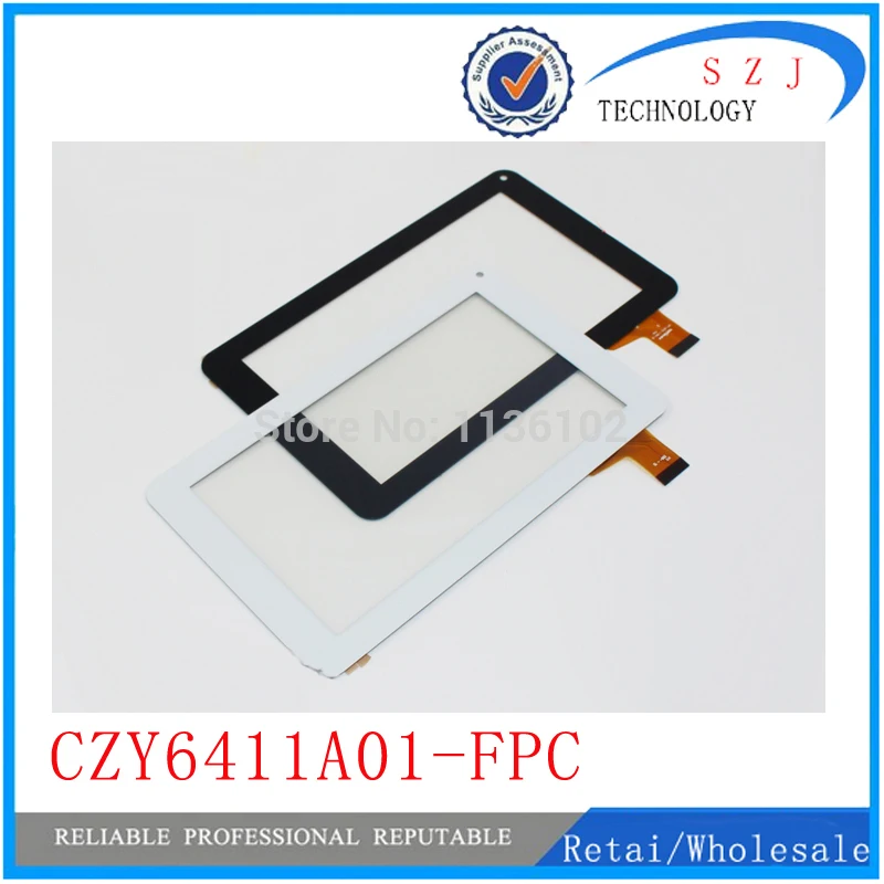 (Арт. CZY6411A01-FPC) 10 шт./лот 7-дюймовая сенсорная ЖК-панель, сенсорный ЖК-экран, дигитайзер, стекло для планшетных ПК, Бесплатная доставка
