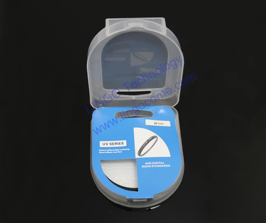 Супер тонкий цифровой УФ фильтр 58 мм Ультрафиолетовый для объектива защита Canon