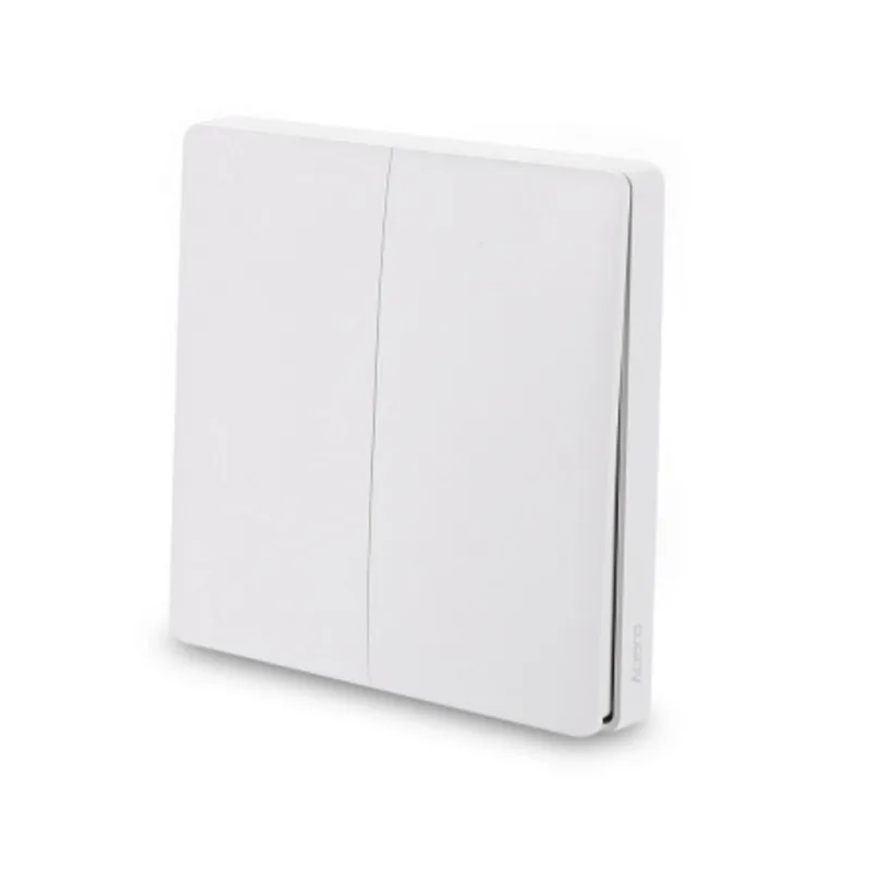 Double Key Умный светильник Xiaomi Aqara, беспроводной ключ, версия Singel/двойная кнопка ZiGBee, Wifi, умный пульт дистанционного управления - Цвет: Double Key