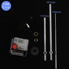 Кварцевый механизм 6168S 6 мм, Длина оси винта с 2184 серебряными длинными руками, пластиковая принадлежность для часов набор часов DIY