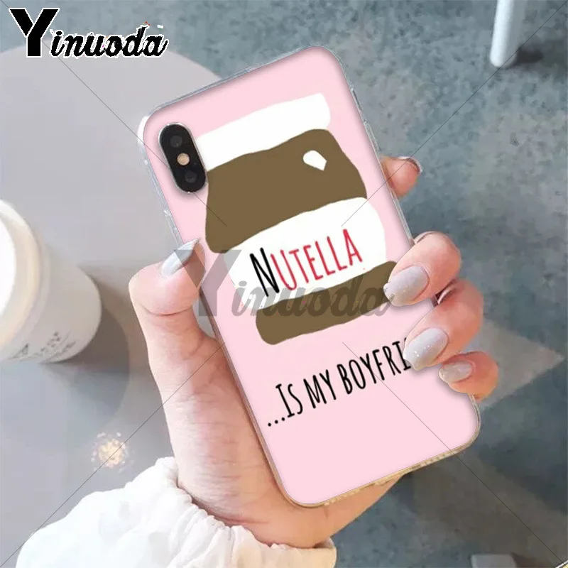 11pro MAX I Love Kawaii nutella мягкий чехол для телефона из ТПУ iPhone 6S 6plus 7 7plus 8 8Plus X Xs 5 5S XR |