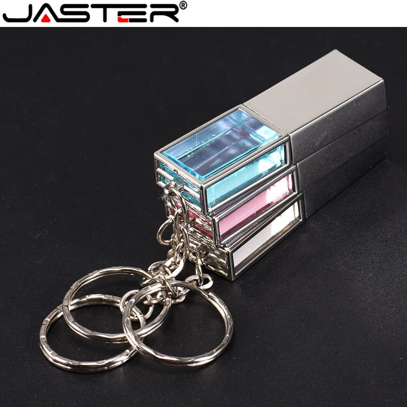 JASTER красочные стеклянные USB 2,0 флэш-памяти ручка driv
