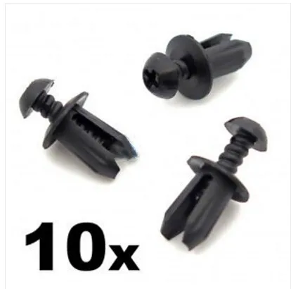 

10x For Plastic Trim Fastener Clips- Used by BMW for Boot Lining, Shields, Ducts etc