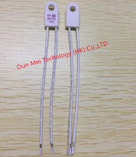10pcsRH/Tf 95 115 125 130 135 150 230 градусов Цельсия 15A 250V Температура предохранитель тепловые