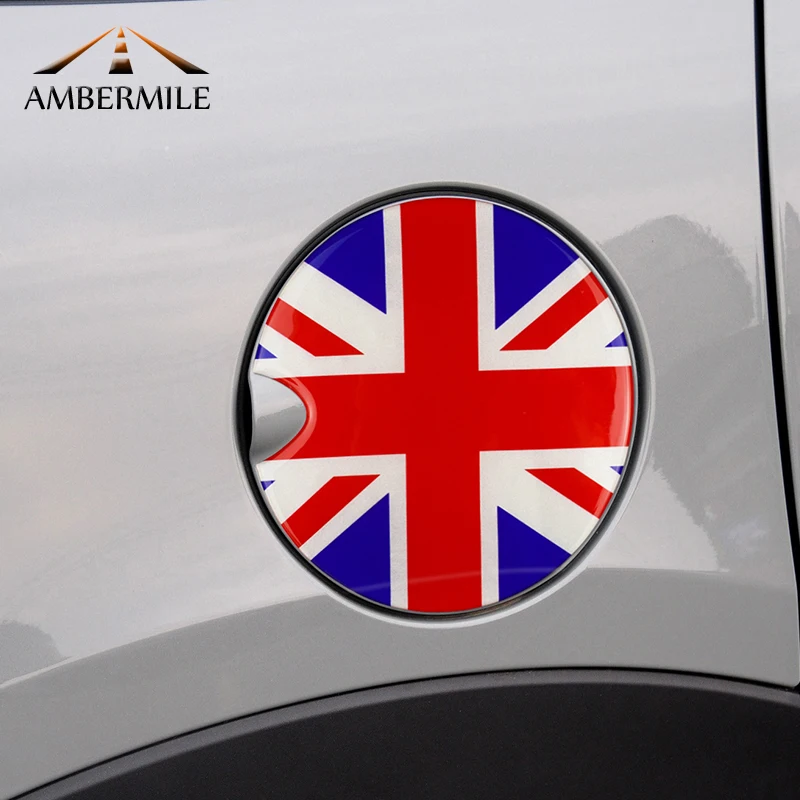 AMBERMILE 3D крышки топливного бака автомобиля чехлы наклейки s Авто украшения наклейки для Mini Cooper S One F55 F56 R55 R56 R60 R61 аксессуары