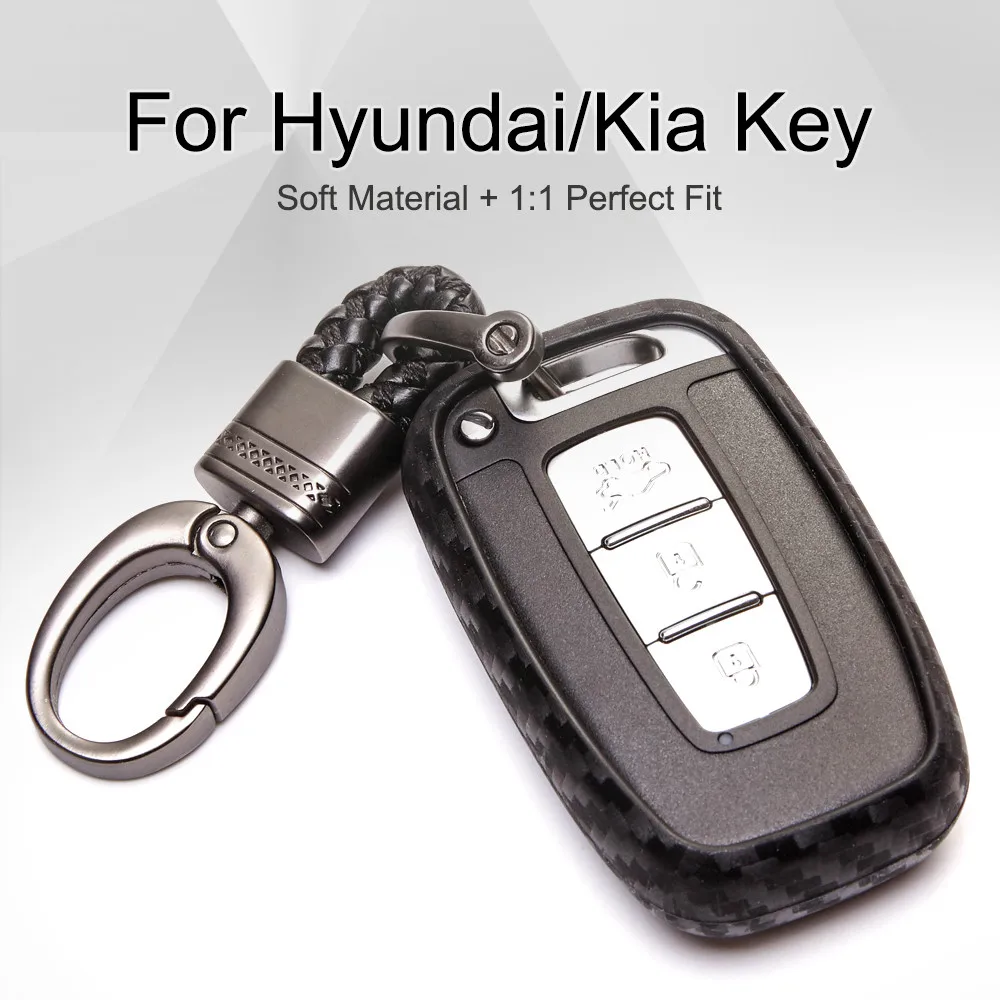 Защитный чехол из углеродного волокна для Hyundai I40/I30/IX25/IX35/Tucson/Verna/Solaris/Elantra/Accent/I45/New
