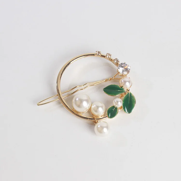 Женская заколка для волос с цветком и полым сердцем аксессуары женские модные