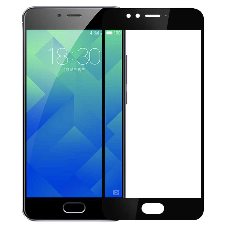MAKAVO полное покрытие закаленное стекло Защита экрана для Meizu M5S Тонкая Защитная
