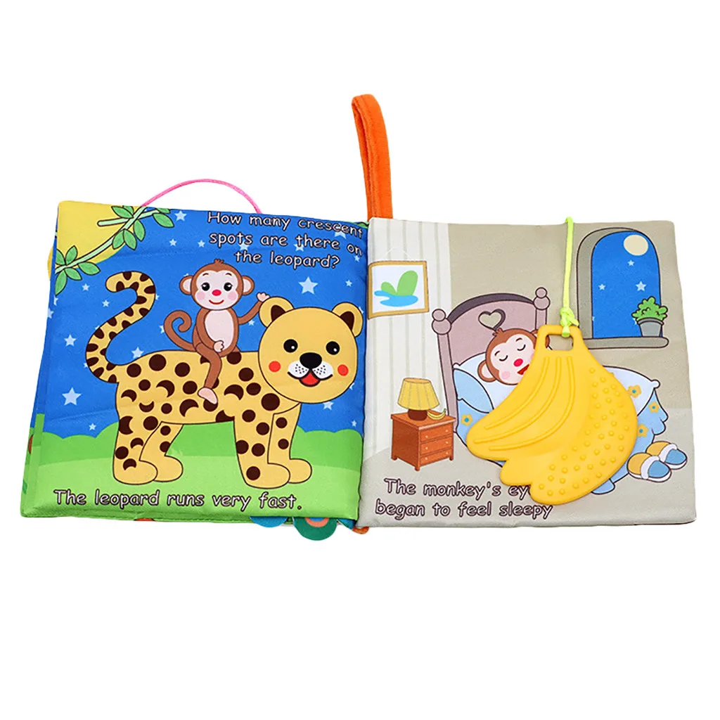 HIINST Baby Милая книга из ткани о животных детская игрушка ткань развития ББ звук