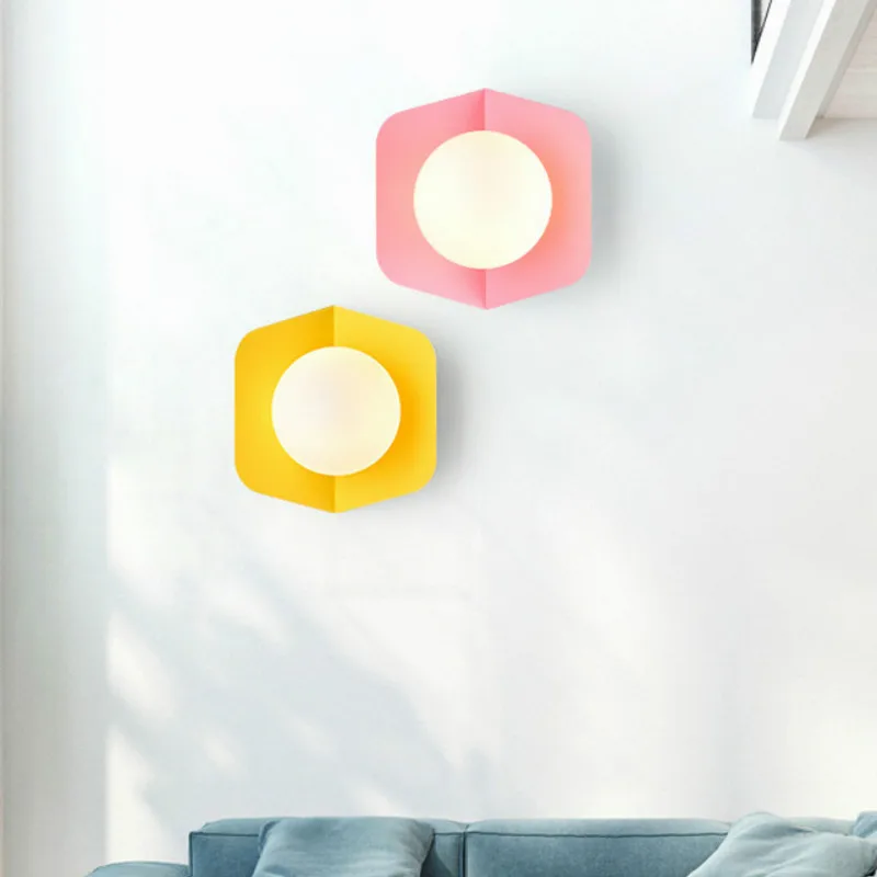 Современная настенная лампа креативный светильник для прикроватного столика
