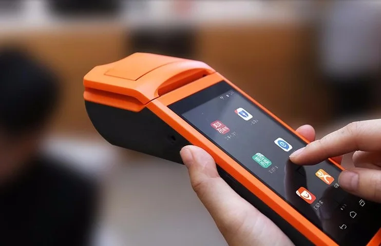 5," сенсорный экран Wifi/3g/Bluetooth портативный pos-терминал для Android с принтером, сканер штрих-кодов через камеру