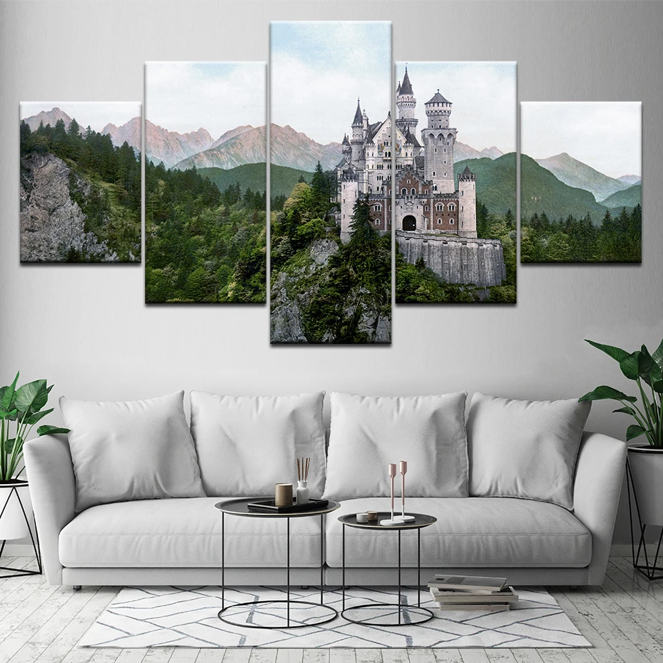 Заголовки в Твиттере 5 шт. холст обои современный плакат модульная