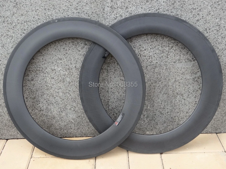 FLX-RIM-T08: углеродный матовый дорожный велосипед 700c трубчатый обод колеса 88 мм