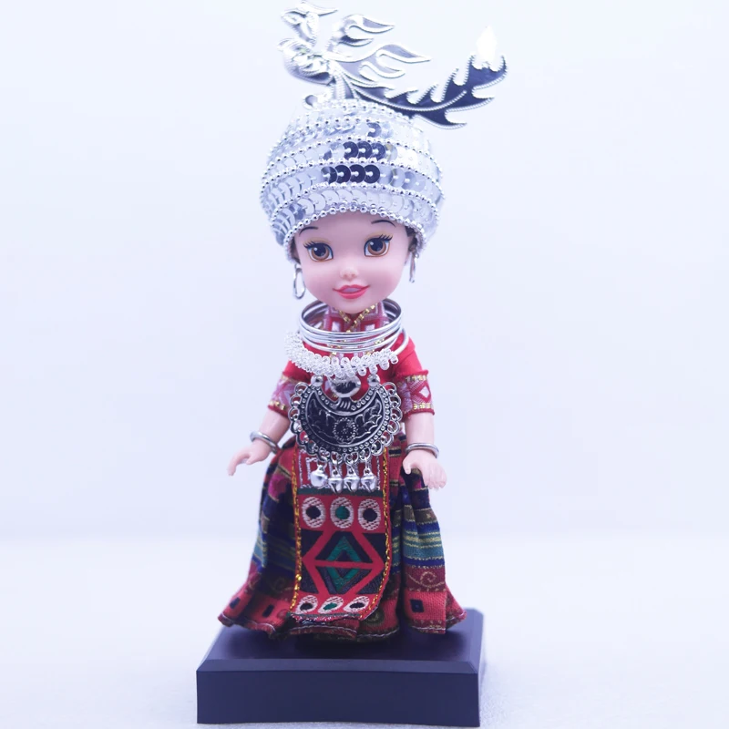 Китайская миао национальная кукла украшение для миноритарных изделий Guizhou ткань