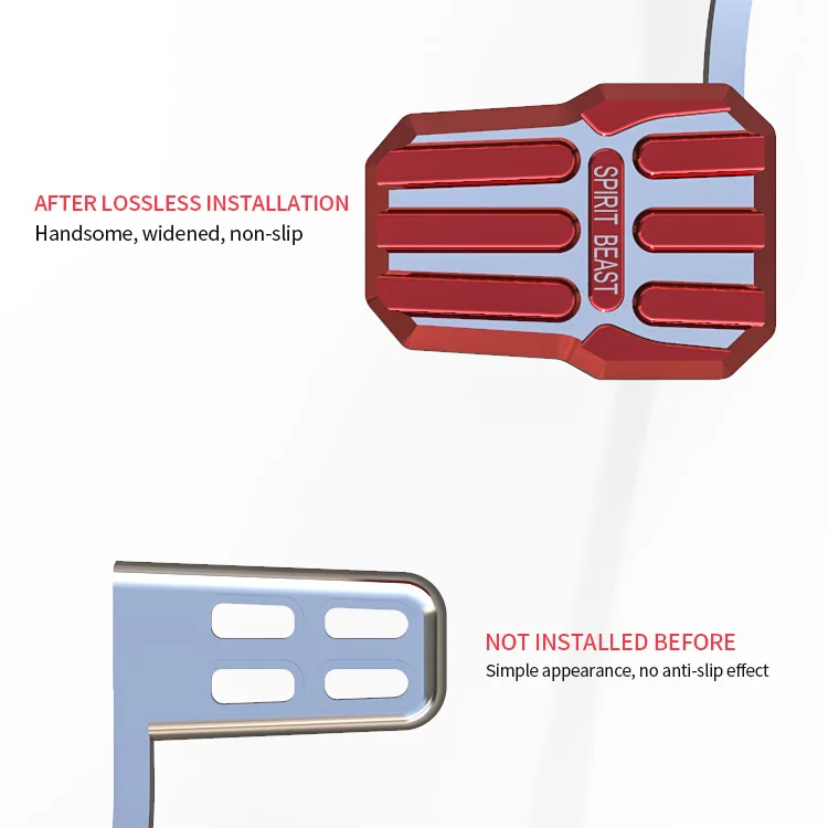 Педаль заднего тормоза YBR250 декоративная противоскользящая для мотоцикла YS250