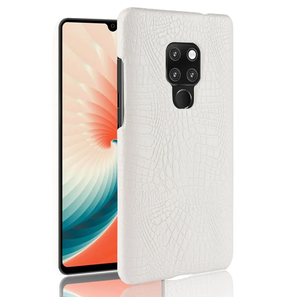 Жесткий чехол из искусственной кожи с текстурой крокодиловой кожи для huawei mate 20X20 pro 20lite 2 9lite pro 8 10lite mate SE 9 mate 7 mini