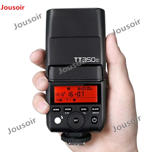 Вспышка Godox TT350C GN36 HSS TTL Speedlite с системой X1 вспышка A1 для телефона C-камеры CD50 |