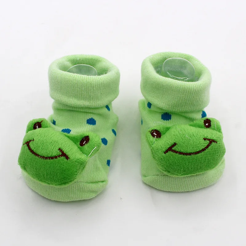 DreamShining Baby Socks Anti-Slip Cotton Newborn Sock Shoes Cartoon Animal Slippers Boots Unisex Boy Girl Rubber Sole | Детская одежда