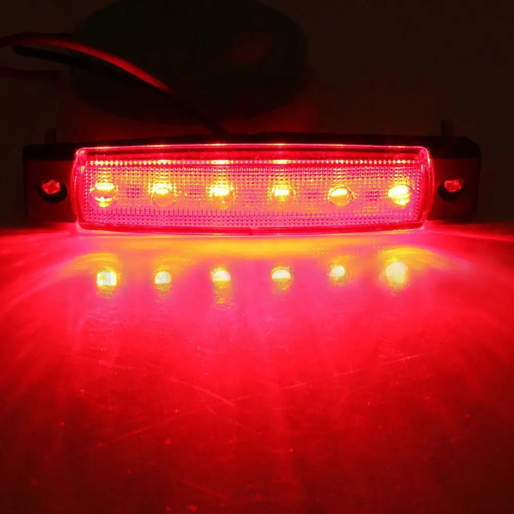 Супер яркий 30 шт. 3 цвета DC12V 6LED Грузовой автомобиль Прицеп боковой маркер