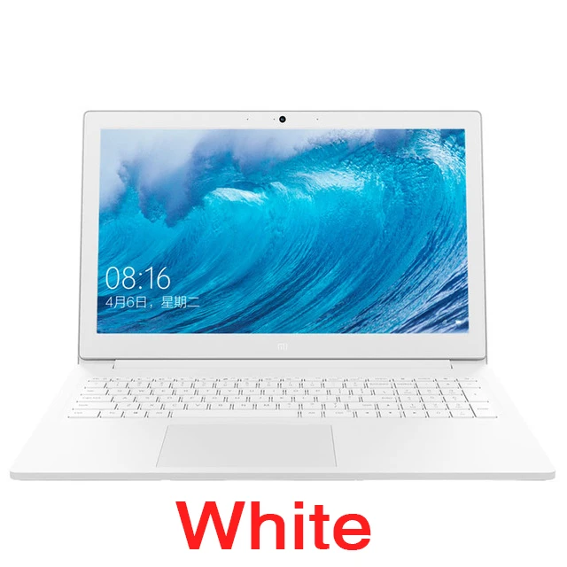 White Xiaomi 15,6 дюймов ноутбуки 4G/8G ram DDR4 128G/256G SATA SSD Intel I3/I5 четырехъядерный ноутбук компьютер Клавиатура Тачпад ПК - Цвет: White