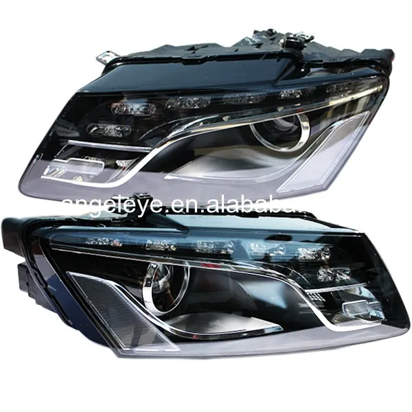 2010 2012 год светодиодный головной светильник для Audi Q5 налобный фонарь с HID комплект
