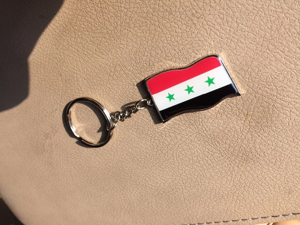 2 шт./лот подвеска в виде карты флага Ираке брелок для женщин и мужчин ювелирные