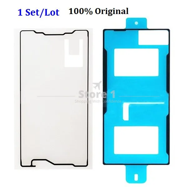 

1Set Original for Sony Xperia Z5 Compact E5803 E5823 LCD Supporting Frame Sticker + Back Glass Cover Glue Waterproof Sticker