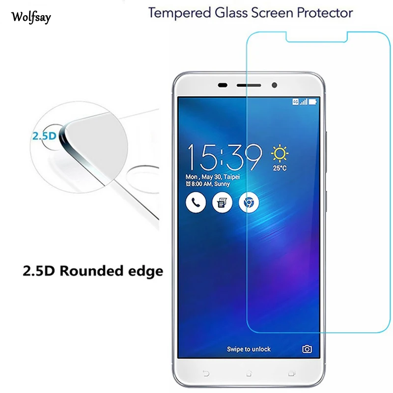 Закаленное стекло для Asus Zenfone 3 Laser ZC551KL 2 шт. Защитная пленка | Мобильные телефоны и