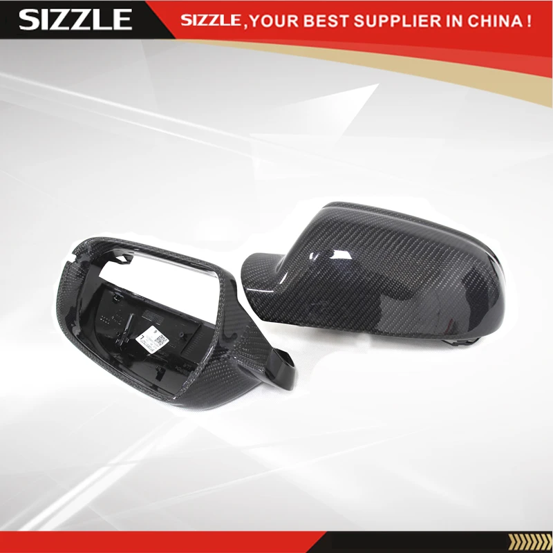 Замена бокового зеркала заднего вида из углеродного волокна для Audi A3 и A4 B9 A5 S5 RS345