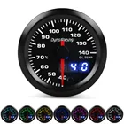 Dynoracing двойной дисплей 52 мм 7 цветов маслометр 40-140 градусов Цельсия измеритель температуры масла с шаговым двигателем
