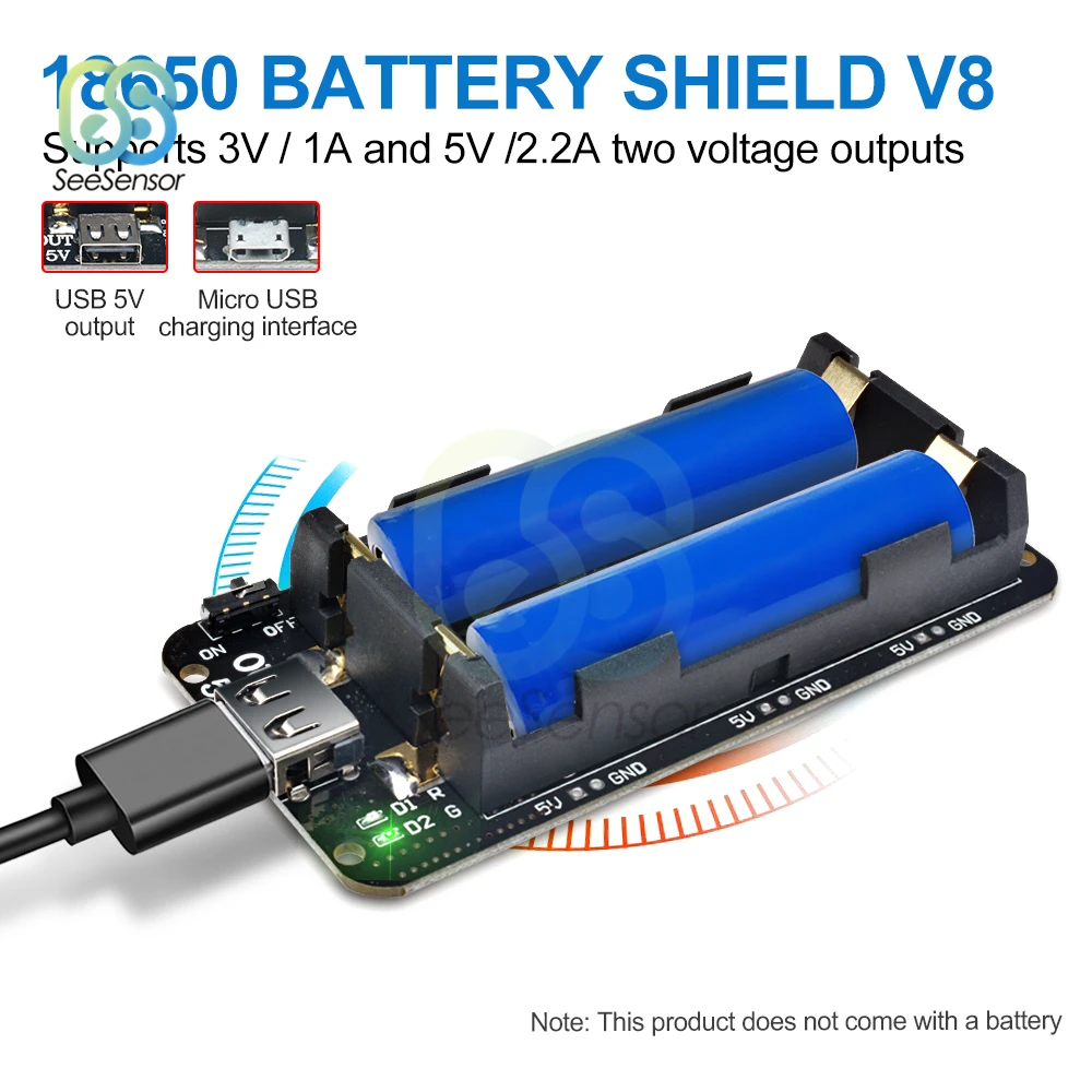 ESP32 ESP8266 для Wemos для Raspberry Pi 18650 литиевая батарея щит для зарядки мобильного питания модуль Micro USB порт type-A