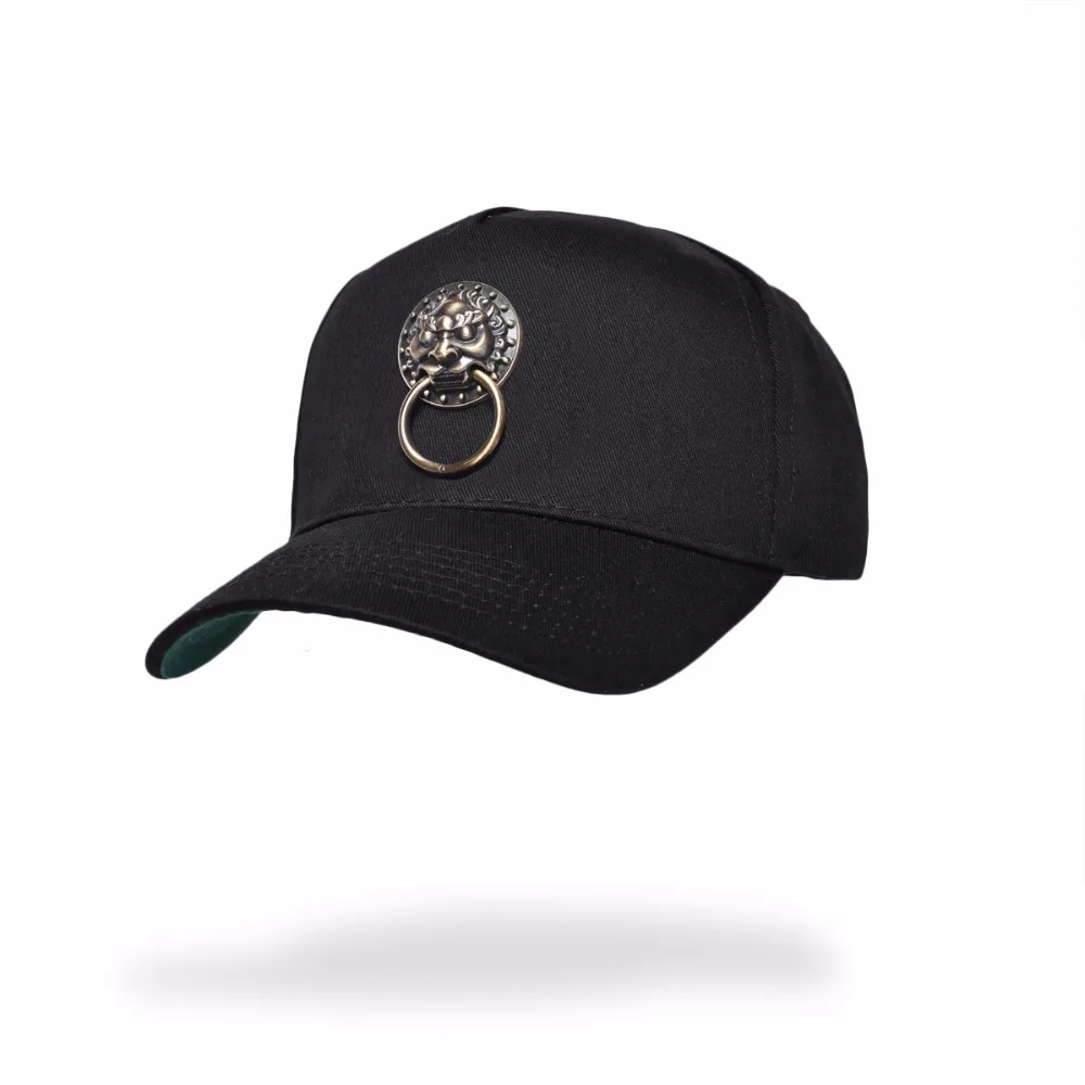 Мужская повседневная Регулируемая черная бейсболка винтажная шапка в китайском