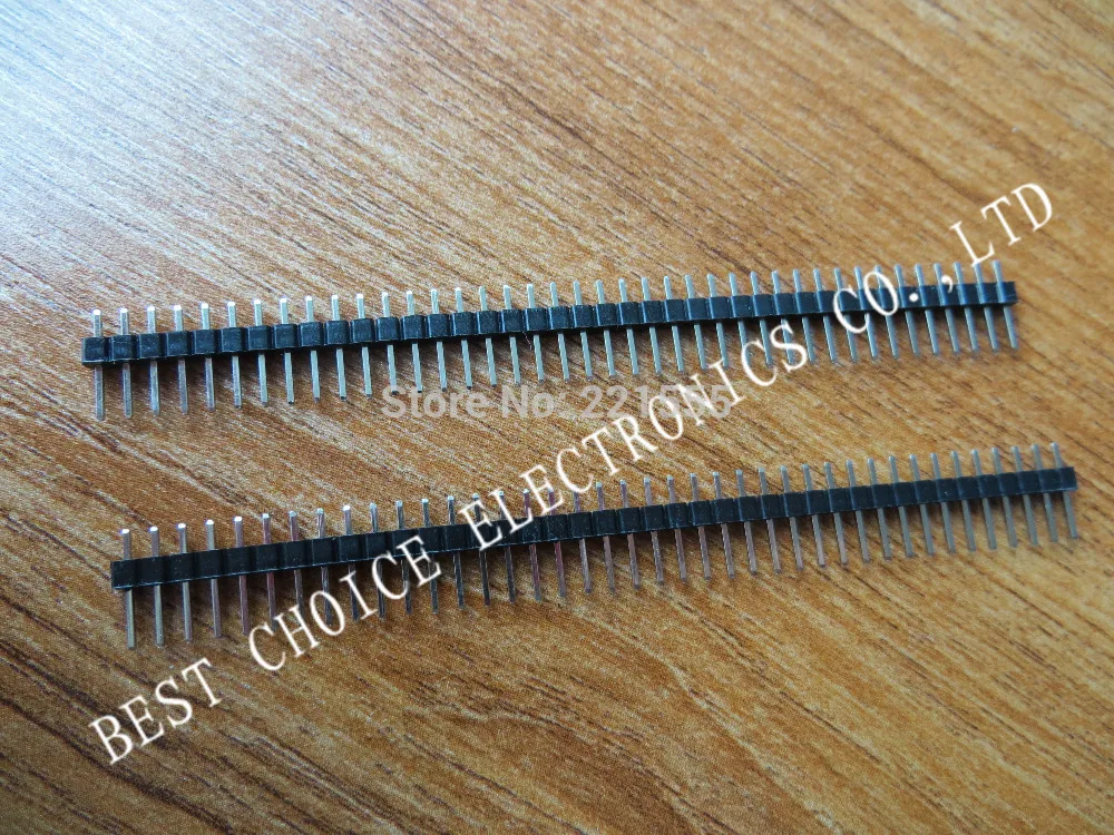 200 шт./лот 40 Pin 2 54 мм Однорядный штыревой разъем 40Pin заголовок для Arduino Прототип