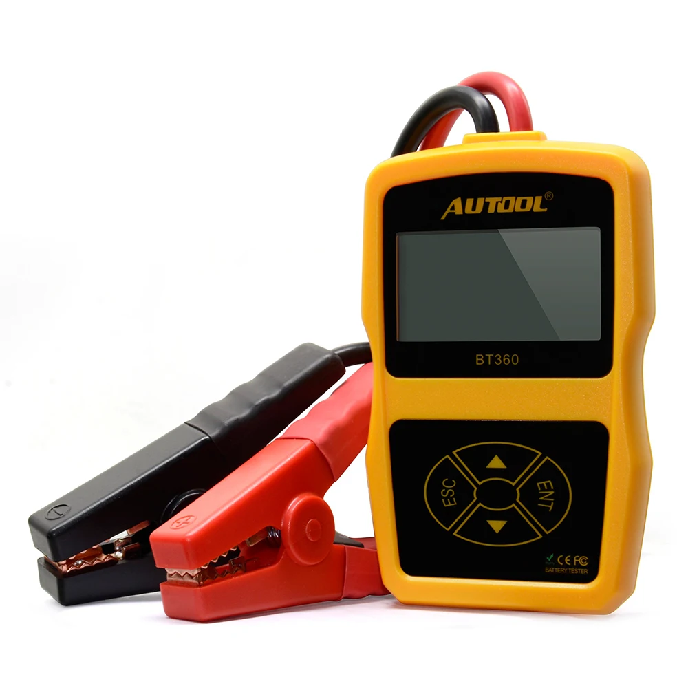 Оригинальный автомобильный тестер аккумулятора Autool BT360 12 В тестовые