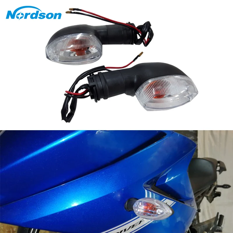 

Nordson Motorcycl Front Rear Clear Turn Indicator Signal Light for YAMAHA YZF R1 R6 FZ1 FZ6 XJ6 Motorcycle Accessories