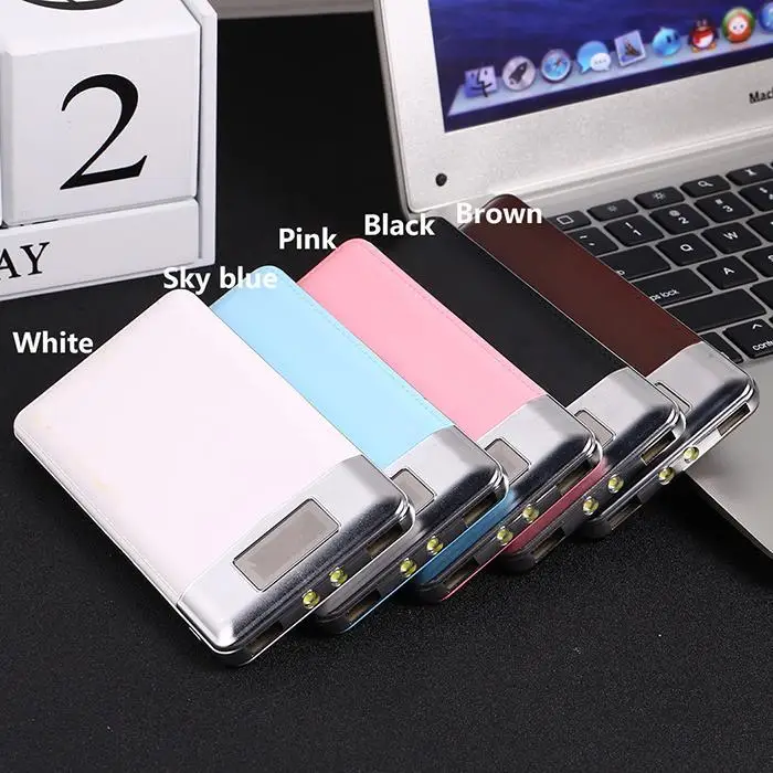 20000mAh Portable Dual USB External Li-Polymer Battery Charge Phone Power Bank Candy Color For Xiaomi MI | Мобильные телефоны и