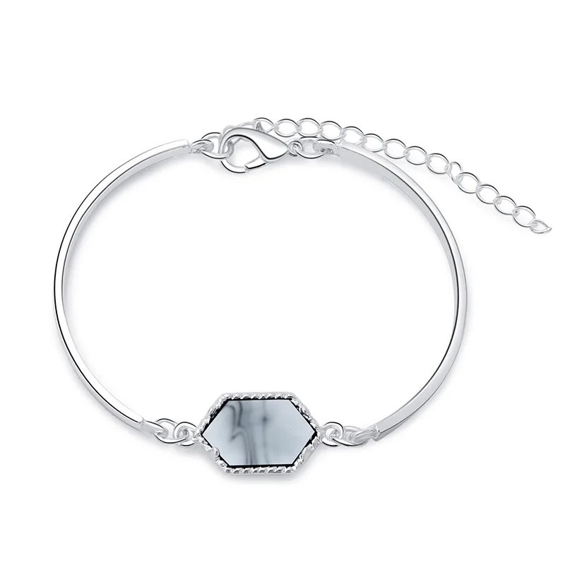 14 Colors Women Bracelet Imitation Crystal Stone Bracelets Gold Silver Color Brand Jewelry for Womens gift sale