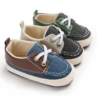 Туфли для маленьких девочек и мальчиков, Классическая холщовая обувь для новорожденных, для первых шагов