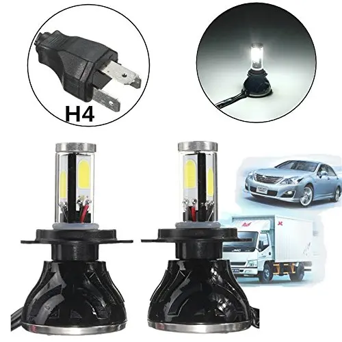 2x80 Вт H4/H7/H13/9006(HB4)/9005(HB3) COB светодиодный Etanche Phare Voiture 8000LM Ampoule Автомобильные фары Lampe