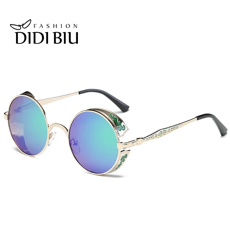 Диди стимпанк Железный Человек солнцезащитные очки люксовый бренд маленькие