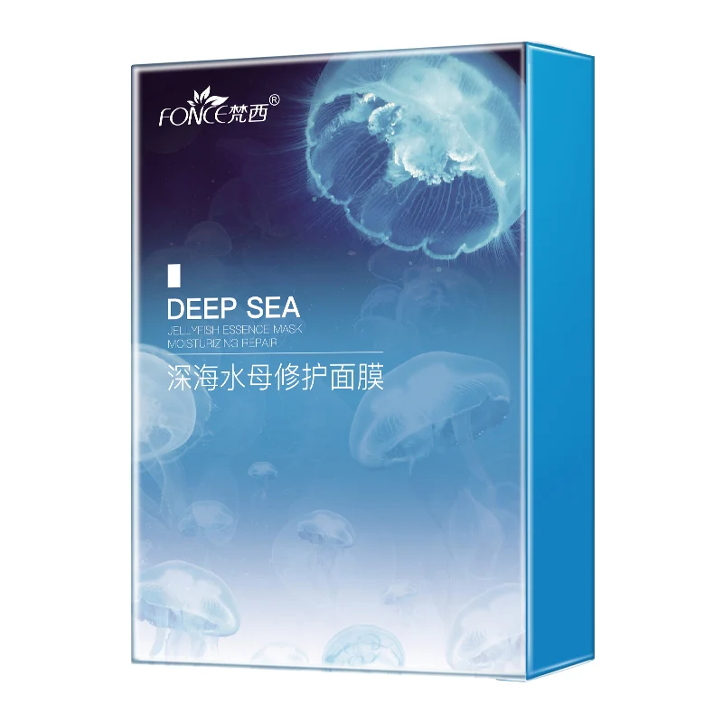 Jellyfish Mask Fance Корейская маска для ухода за кожей лица 10 шт. растительная эссенция хороший выбор для защиты здоровья кожи - Цвет: Jellyfish Mask