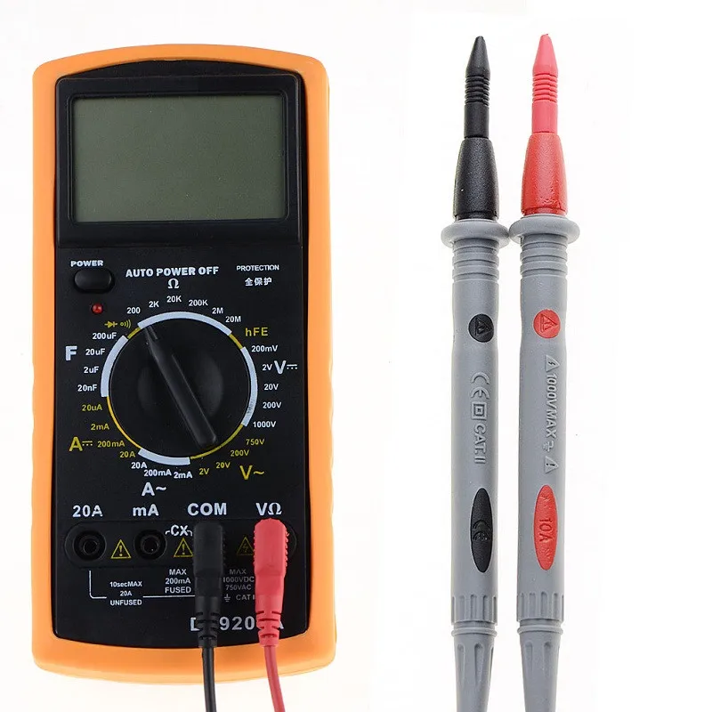 1 пара наконечников для тестовых цифрового мультиметра тестовый er P0.05|test lead pin|probe