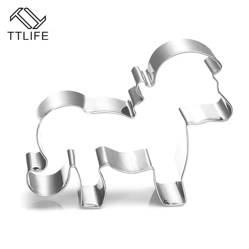 TTLIFE лошадь животных формочки для печенья нержавеющая сталь Кондитерские Декор