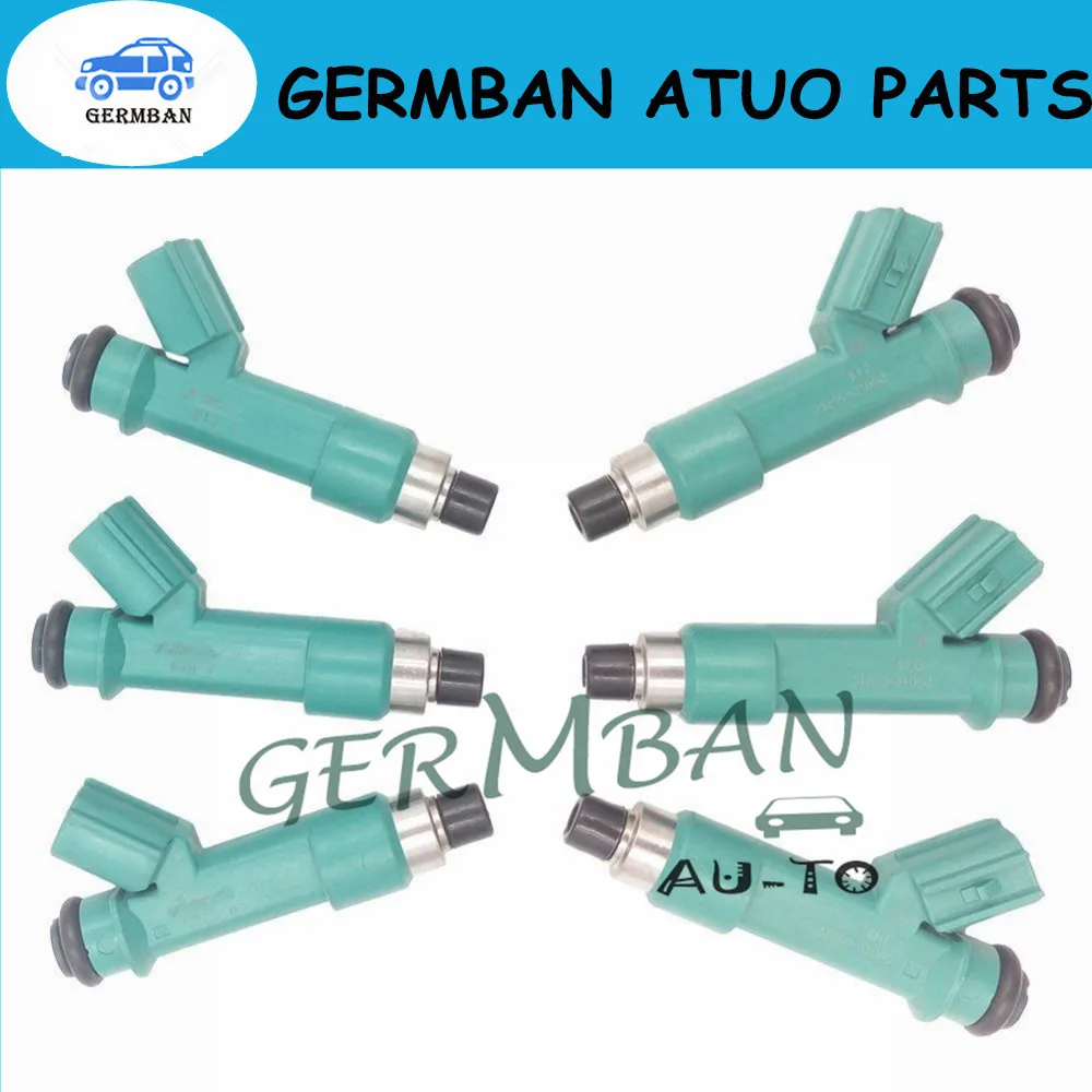 Набор из 6 топливных форсунок для Toyota Tacoma Tundra 4 rпод FJ Cruiser 23250 31060 23209 39075|fuel injector set|fuel