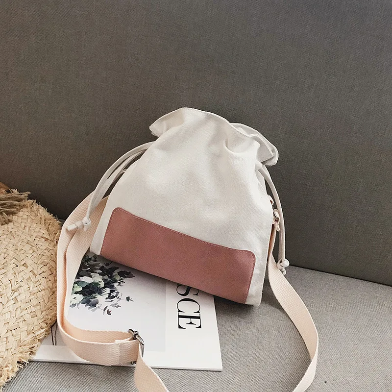 Маленькая сумочка Холщовая Сумка Наклонная женская сумка модная Корейская