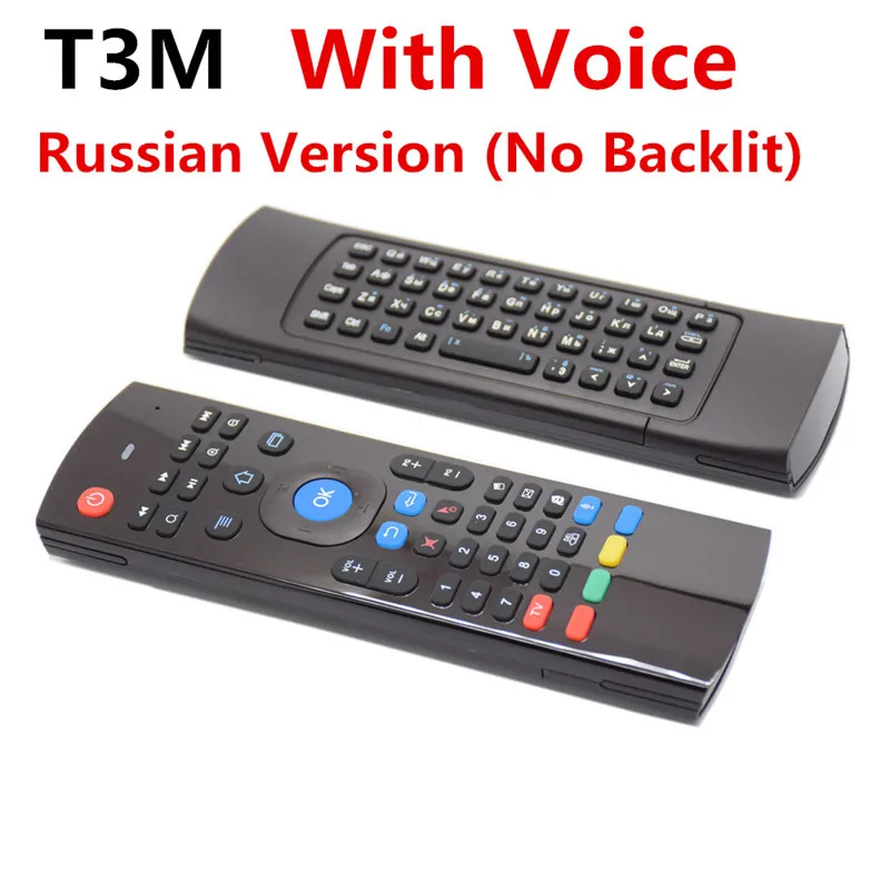 T3 MX3 Fly Air mouse беспроводная мини клавиатура с микрофоном пульт дистанционного управления T3M для Android tv Box медиаплеер русская клавиатура опция