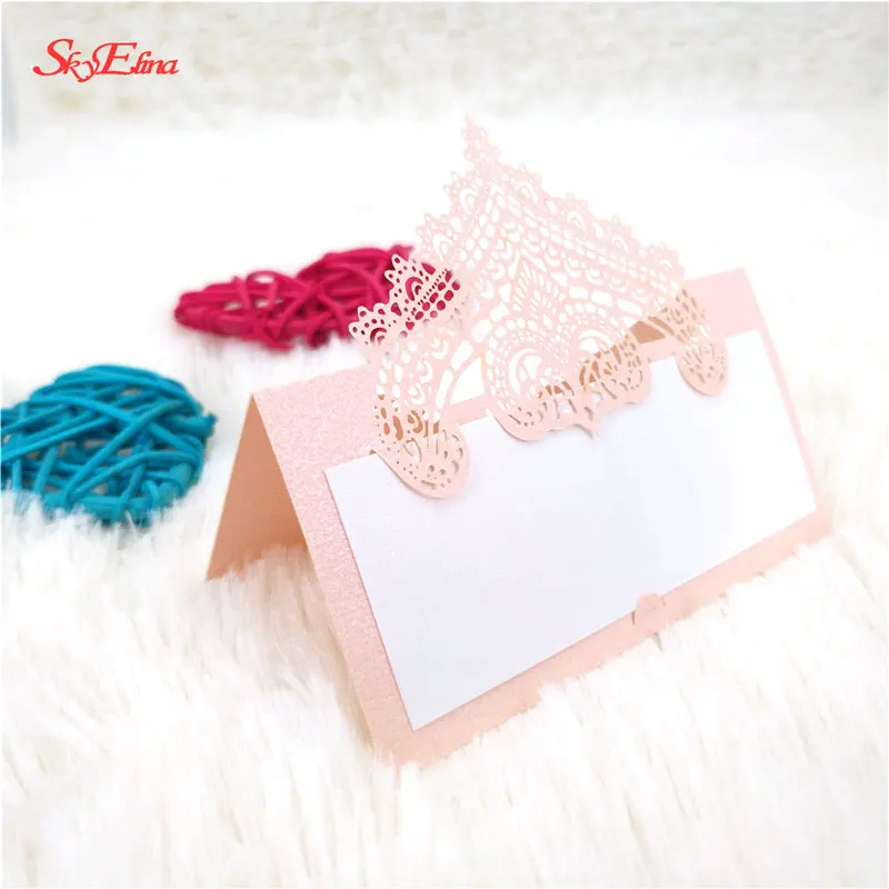 100 шт. элегантный карточный стол с вырезами свадебная фотография украшение для